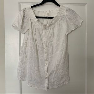 Anthropologie Off Shoulder Top